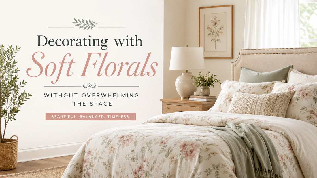 Decorating with Soft Florals Without Overwhelming the Space