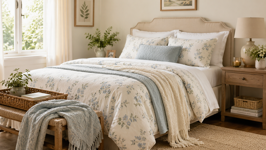 How to Style a Guest Bedroom with Cotton Bedding