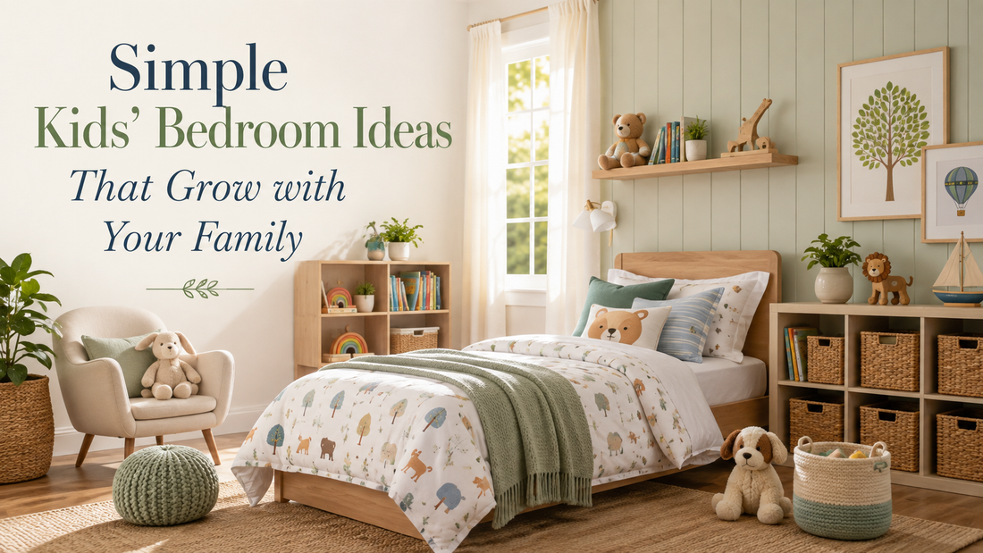 Simple Kids' Bedroom Ideas That Grow with Your Family