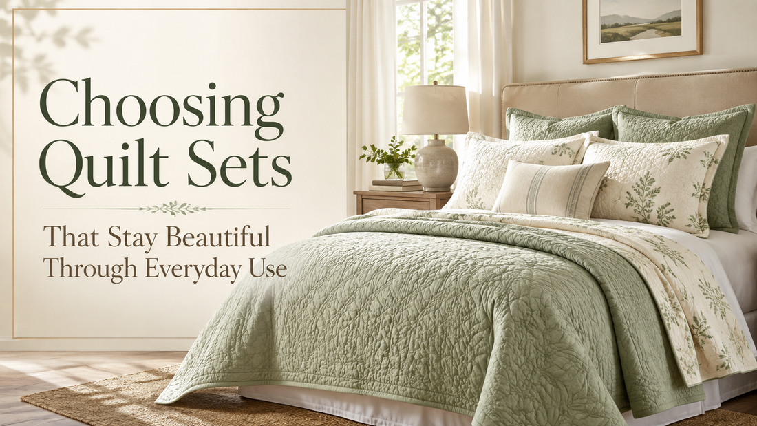 Choosing Quilt Sets That Stay Beautiful Through Everyday Use