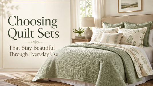 Choosing Quilt Sets That Stay Beautiful Through Everyday Use