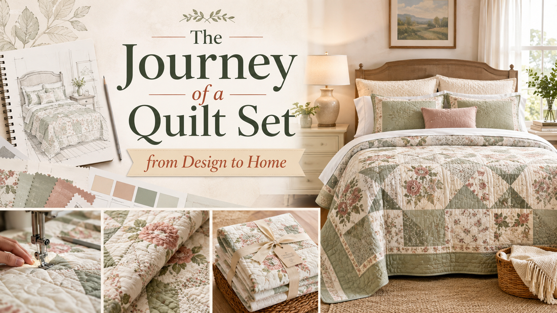 The Journey of a Quilt Set from Design to Home