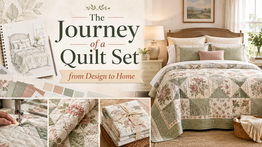 The Journey of a Quilt Set from Design to Home
