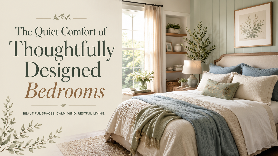 The Quiet Comfort of Thoughtfully Designed Bedrooms
