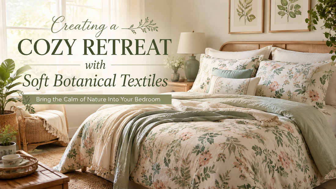 Creating a Cozy Retreat with Soft Botanical Textiles
