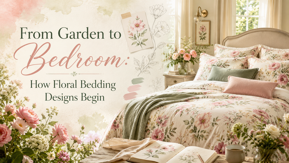 From Garden to Bedroom: How Floral Bedding Designs Begin