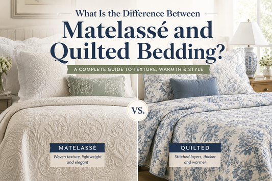 What Is the Difference Between Matelassé and Quilted Bedding?