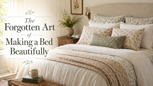 The Forgotten Art of Making a Bed Beautifully