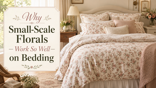 Why Small-Scale Florals Work So Well on Bedding