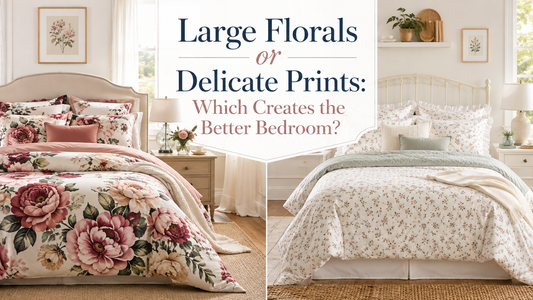 Large Florals or Delicate Prints: Which Creates the Better Bedroom?