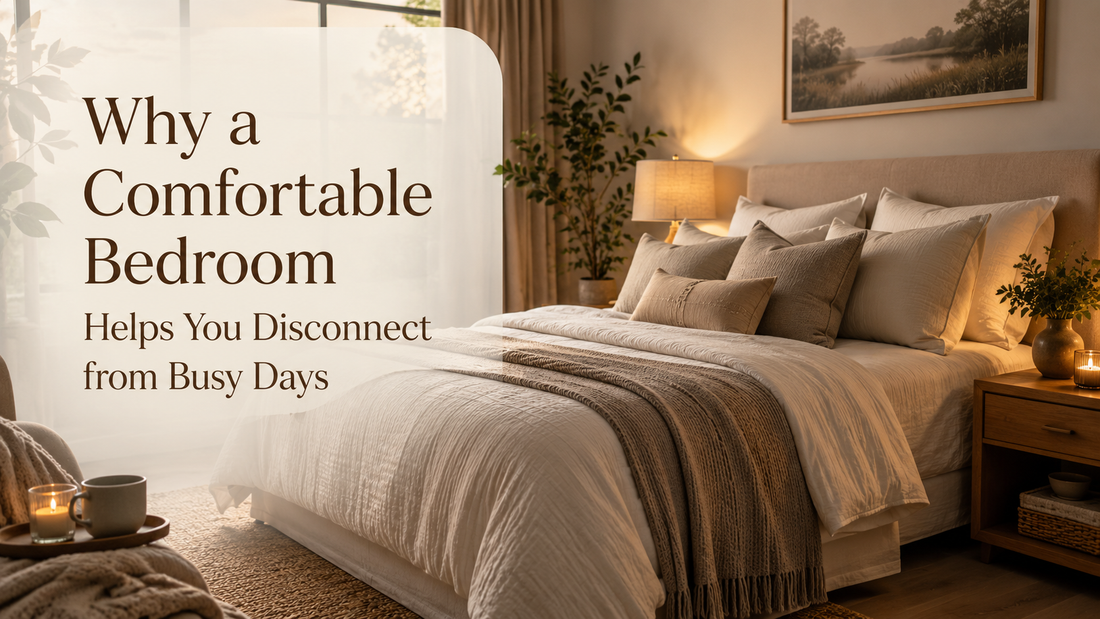 Why a Comfortable Bedroom Helps You Disconnect from Busy Days