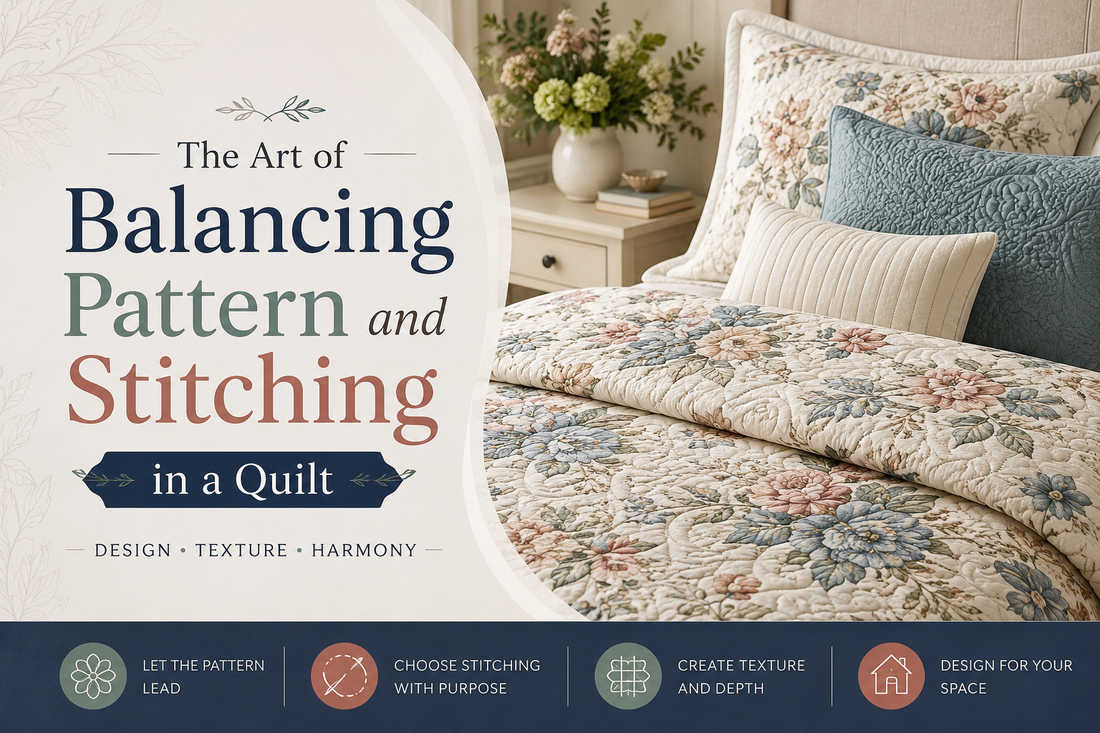 The Art of Balancing Pattern and Stitching in a Quilt