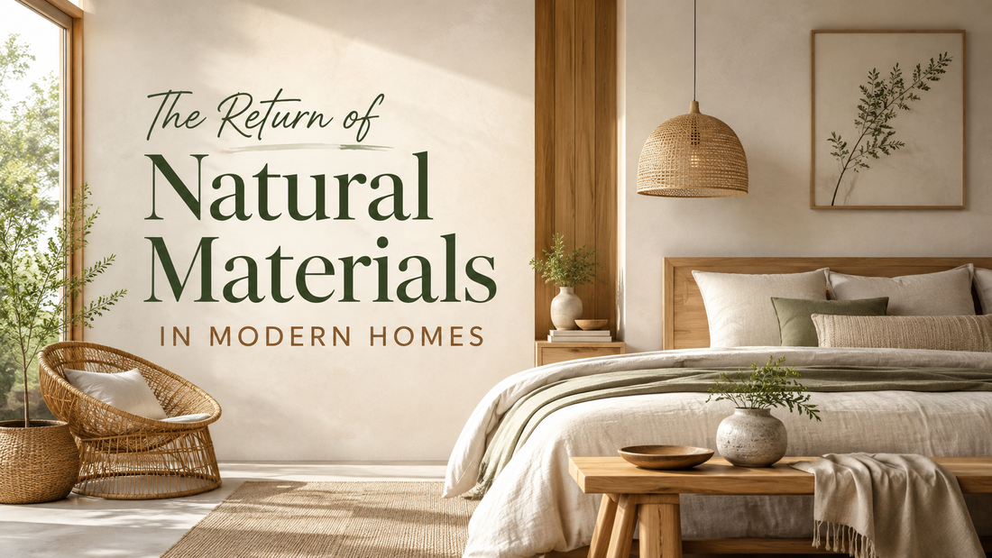 The Return of Natural Materials in Modern Homes