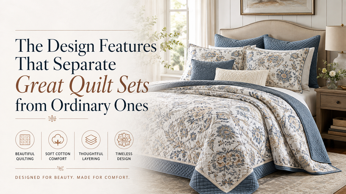 The Design Features That Separate Great Quilt Sets from Ordinary Ones