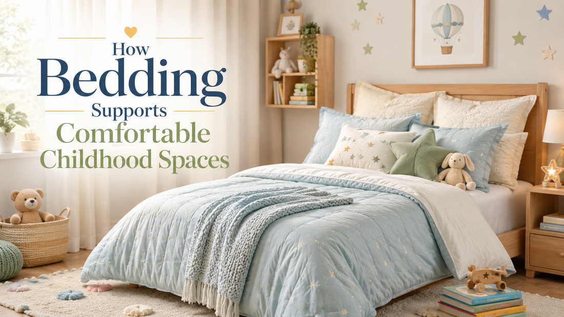 How Bedding Supports Comfortable Childhood Spaces