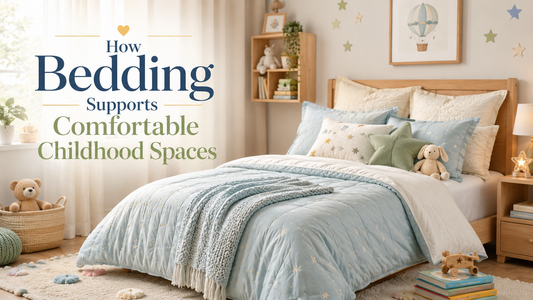 How Bedding Supports Comfortable Childhood Spaces