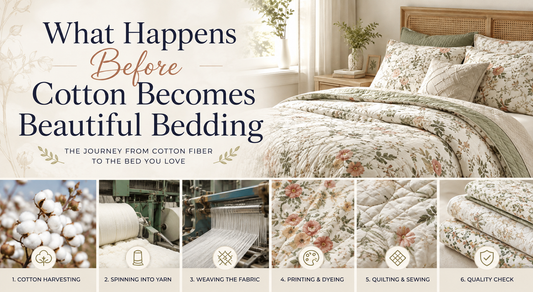 What Happens Before Cotton Becomes Beautiful Bedding