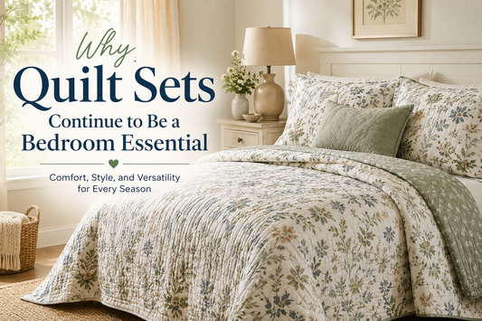 Why Quilt Sets Continue to Be a Bedroom Essential
