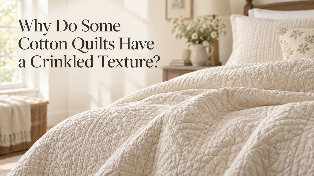 Why Do Some Cotton Quilts Have a Crinkled Texture?