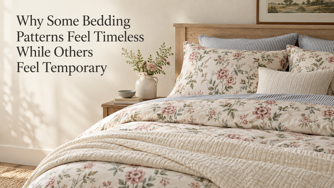 Why Some Bedding Patterns Feel Timeless While Others Feel Temporary