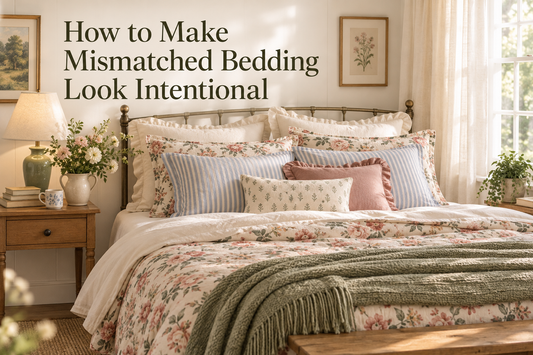 How to Make Mismatched Bedding Look Intentional