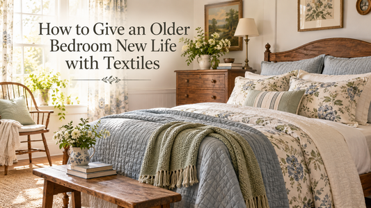 How to Give an Older Bedroom New Life with Textiles