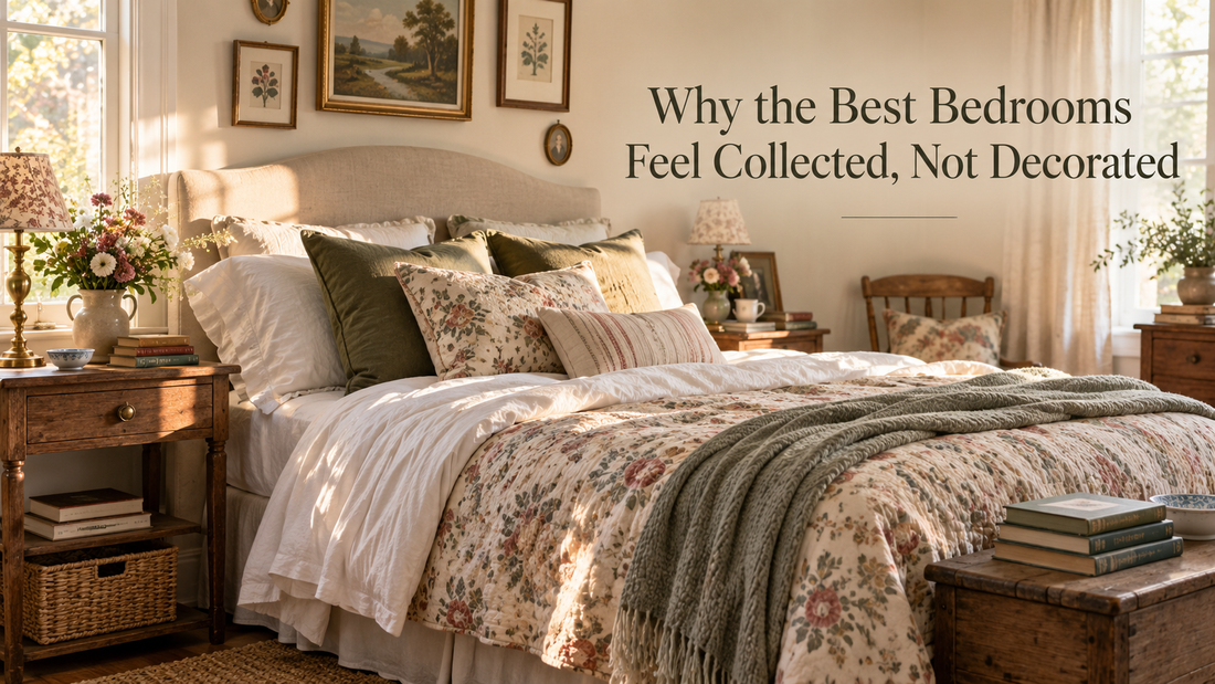 Why the Best Bedrooms Feel Collected, Not Decorated