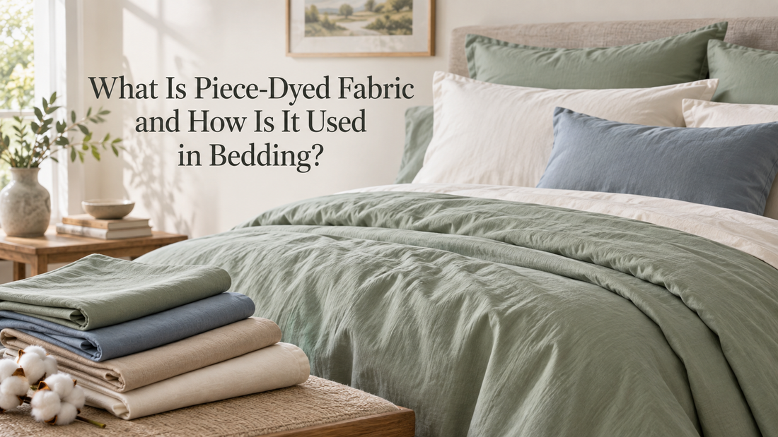 What Is Piece-Dyed Fabric and How Is It Used in Bedding?