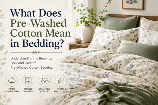 What Does Pre-Washed Cotton Mean in Bedding?
