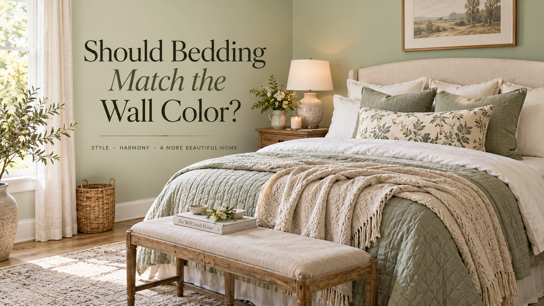 Should Bedding Match the Wall Color?