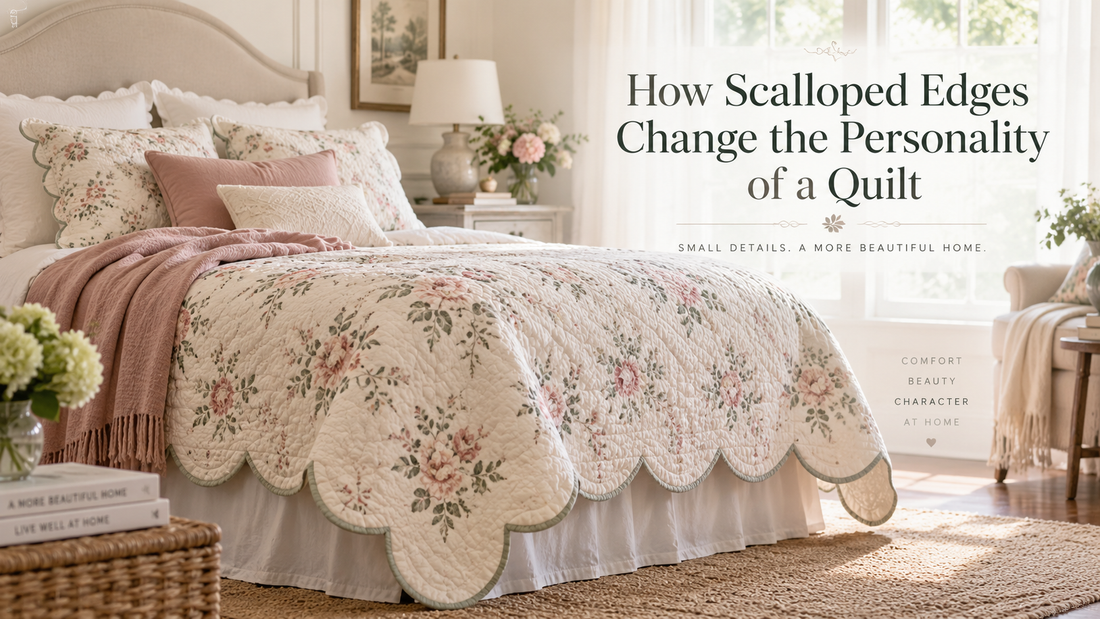 How Scalloped Edges Change the Personality of a Quilt