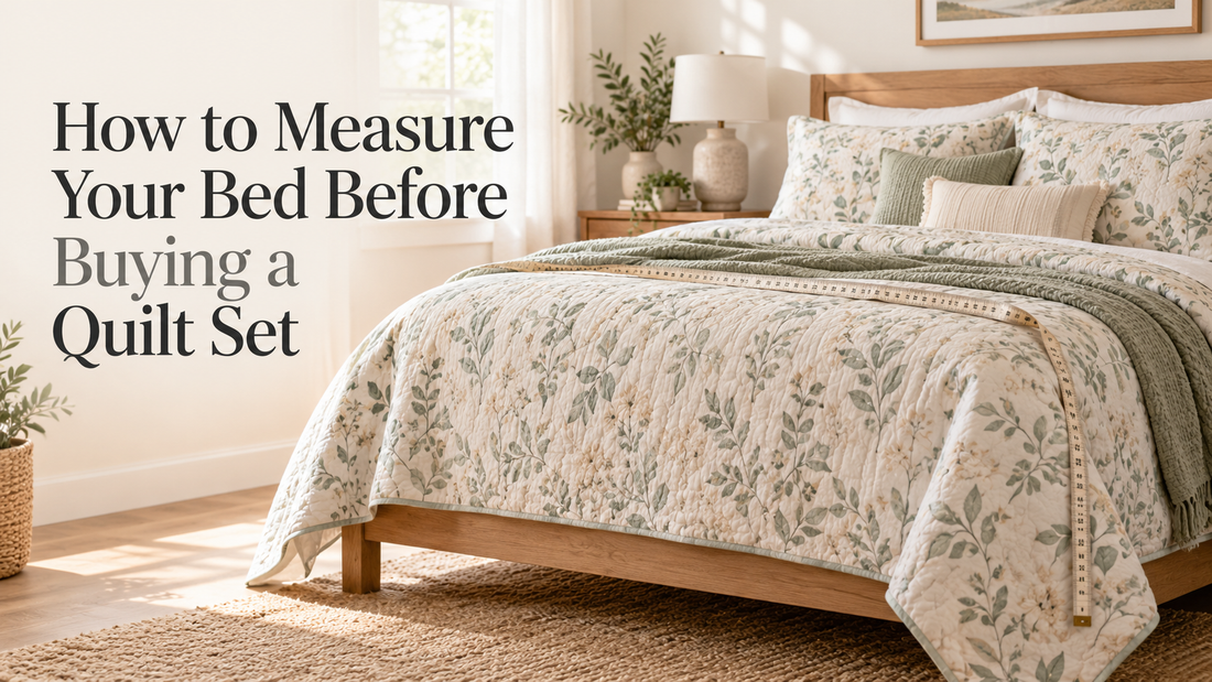 How to Measure Your Bed Before Buying a Quilt Set