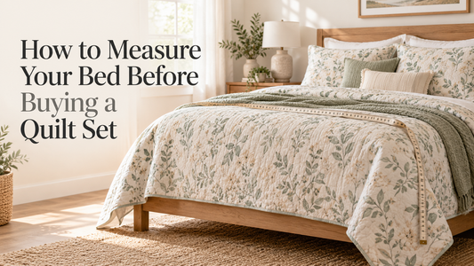 How to Measure Your Bed Before Buying a Quilt Set