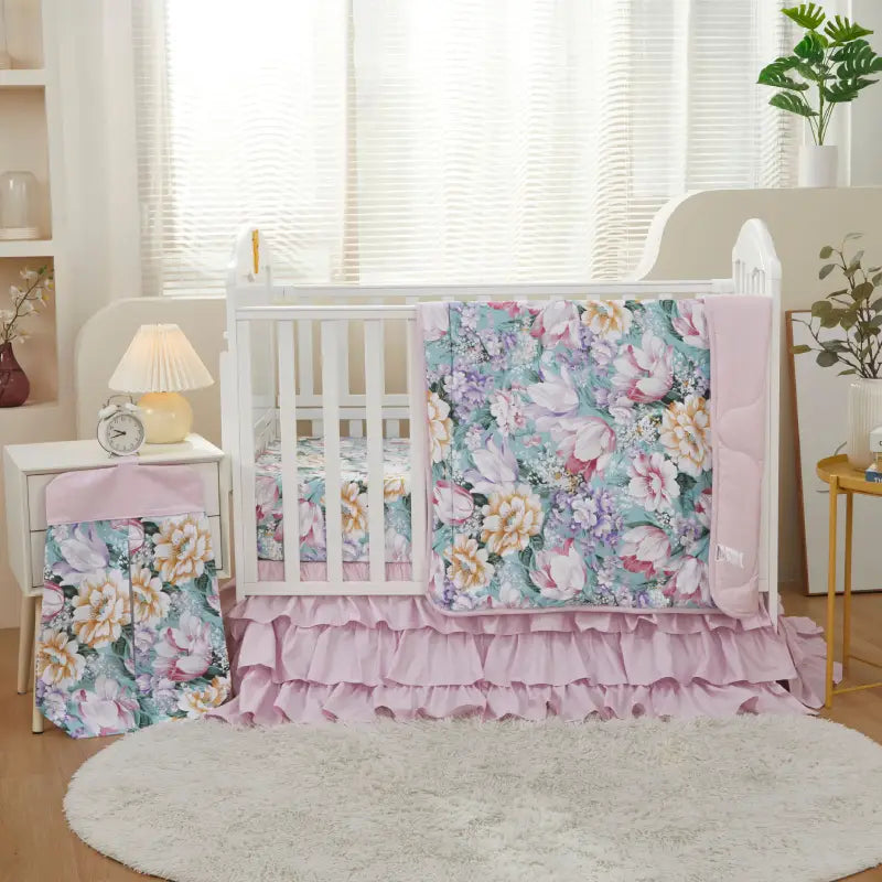 Crib Bedding Set ¨C Romantic Purple Bloom