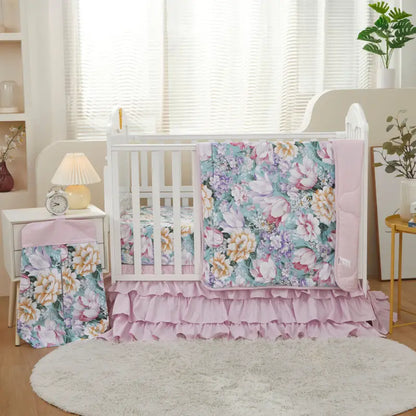 Crib Bedding Set ¨C Romantic Purple Bloom