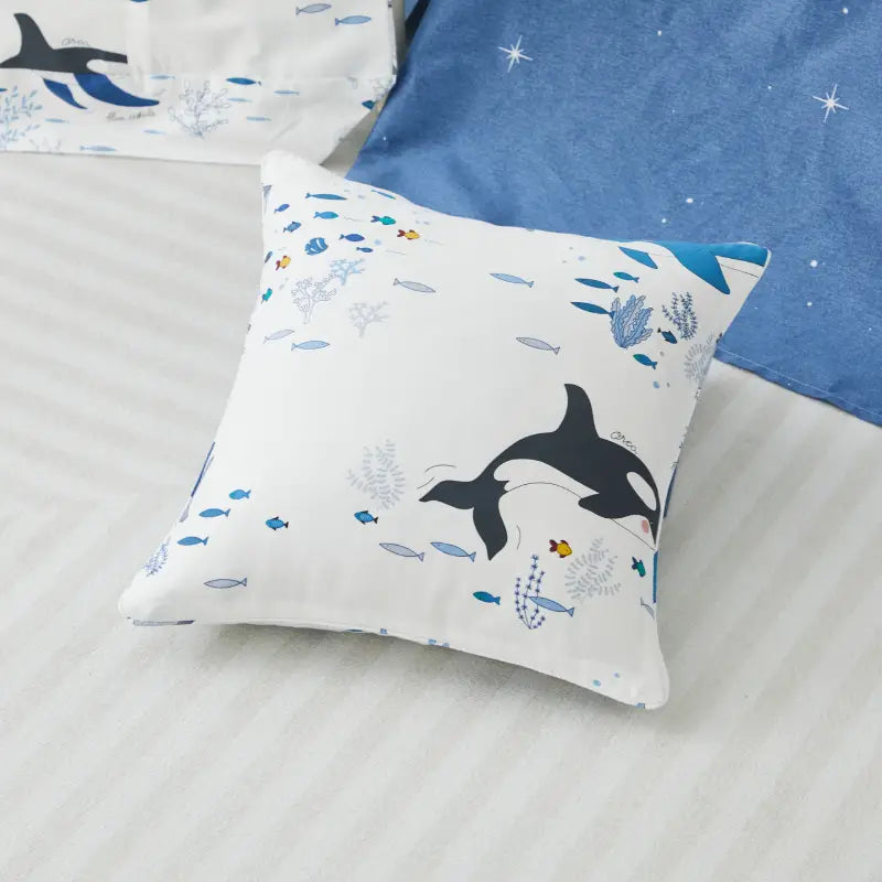 Crib Bedding Set ¨C Mermaid & Blue Whale Adventure
