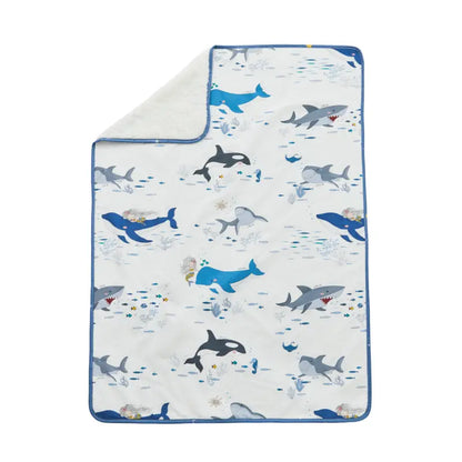 Crib Bedding Set ¨C Mermaid & Blue Whale Adventure