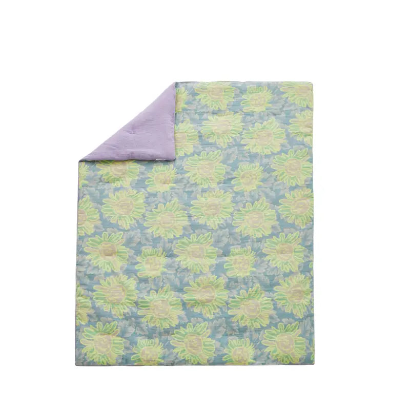 Crib Bedding Set - Muslin Sunflower Garden