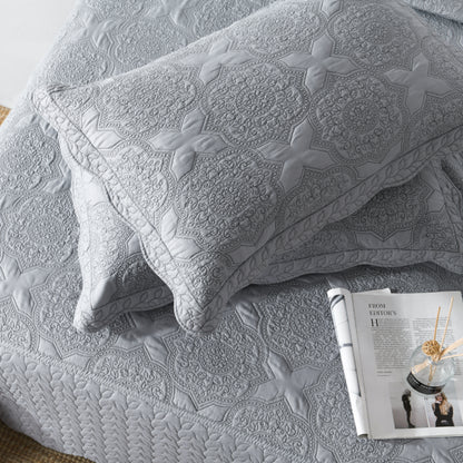 grey bedspread