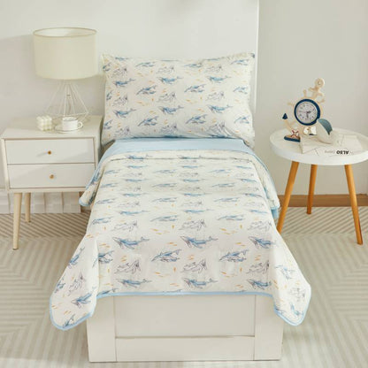 This bedroom features a Brandream Toddler Bedding Set.