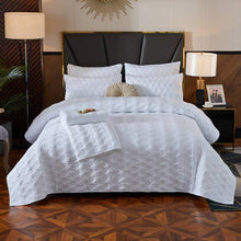 This bedroom features a Brandream Quilt Set.