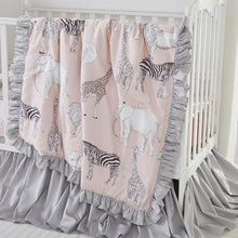 pink crib set