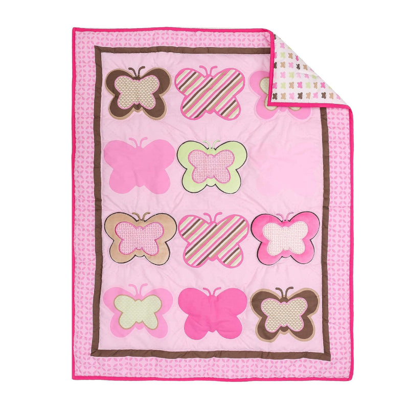 pink baby bedding