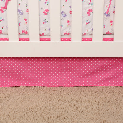 pink bedskirt
