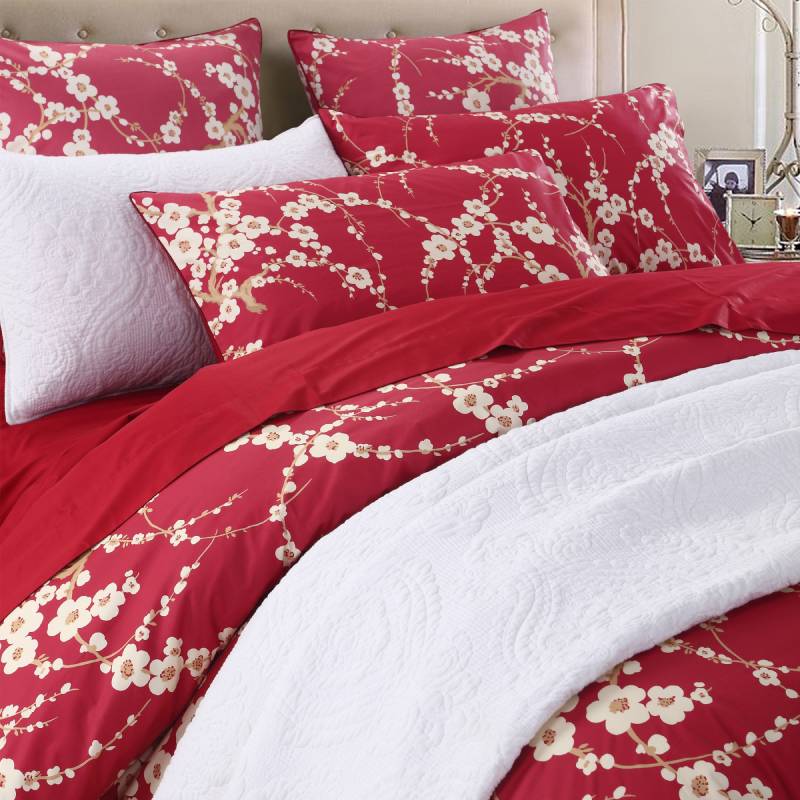 This Brandream duvet cover set is clean and fresh overall.