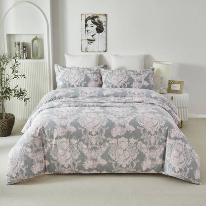 This bedroom features a Brandream three-piece Duvet Cover Set.