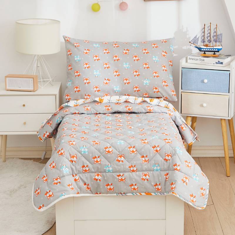 This bedroom features a Brandream Toddler Bedding Set.