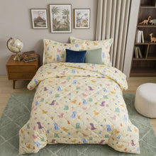 Kids Comforter Set - Playful Dinosaurs