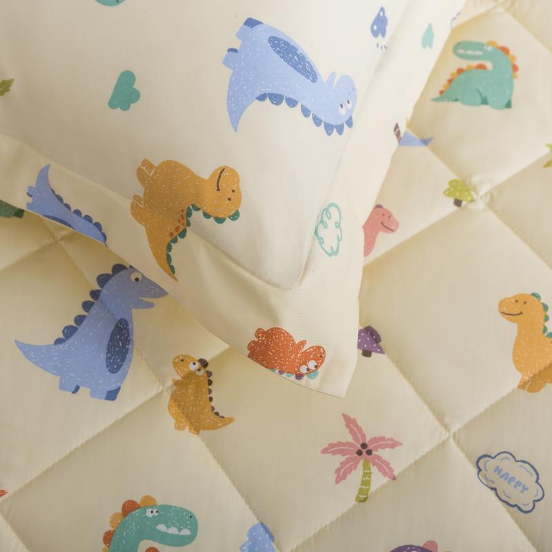 Kids Comforter Set - Playful Dinosaurs
