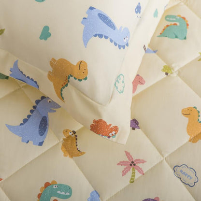 Kids Comforter Set - Playful Dinosaurs